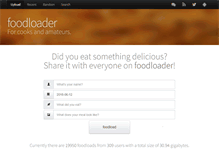 Tablet Screenshot of foodloader.net